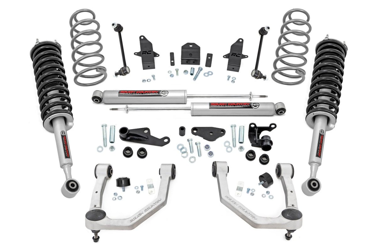 Toyota Tacoma Suspension Lift Kit - Front + Rear - Rough Country - N3 - '24-'25